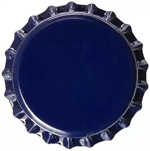 Blue Beer Bottle Crown Caps for Homebrew, Oxygen Absorbing (144 Count)